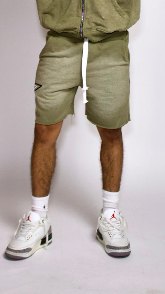 green shorts