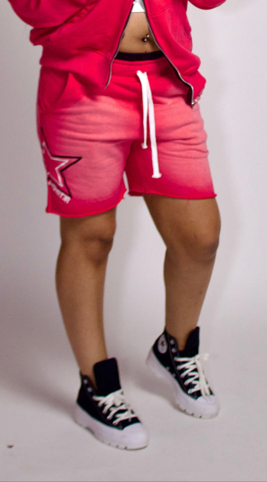 pink shorts
